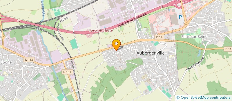 localisation de l'entreprise MADAME ISABELLE FELIX  AUBERGENVILLE