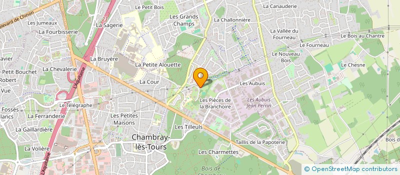 localisation de l'entreprise MADAME ISABELLE FER  CHAMBRAY-LES-TOURS