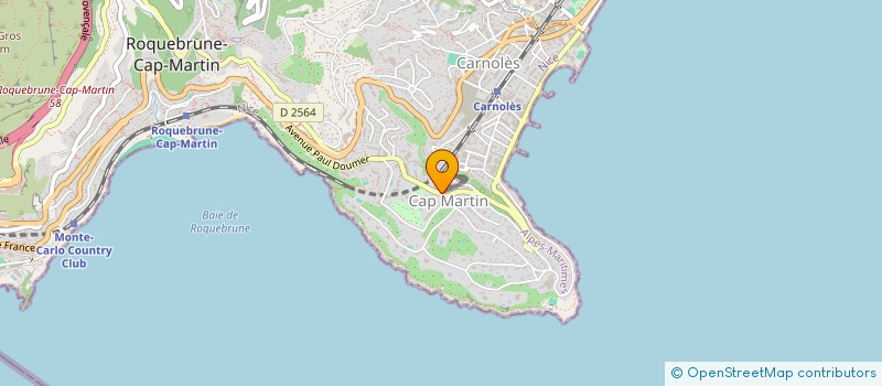 localisation de l'entreprise MADAME ISABELLE FERE à ROQUEBRUNE-CAP-MARTIN