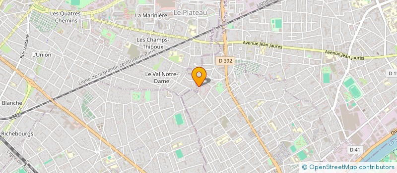 localisation de l'entreprise MADAME ISABELLE FERNANDAISE  BEZONS