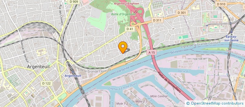 localisation de l'entreprise MADAME ISABELLE FERNANDES  ARGENTEUIL