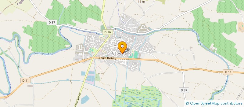 localisation de l'entreprise MADAME ISABELLE FERNANDEZ à CAPESTANG