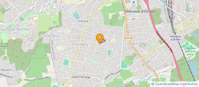 localisation de l'entreprise MADAME ISABELLE FERNANDEZ  VILLENAVE-D'ORNON