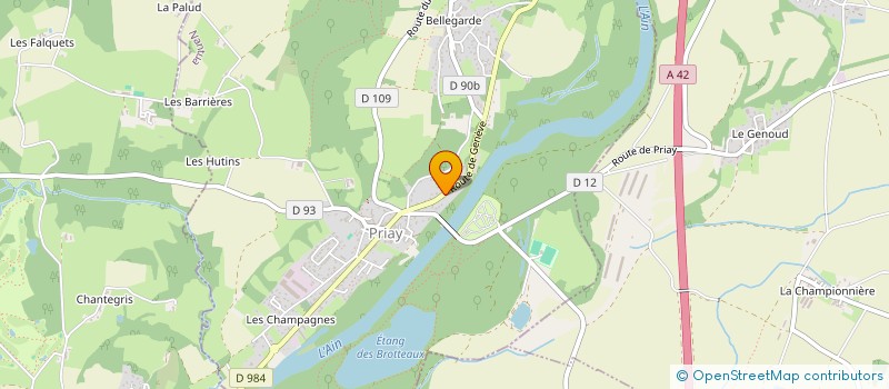 localisation de l'entreprise MADAME ISABELLE FERNANDEZ  NEUVILLE-SUR-AIN