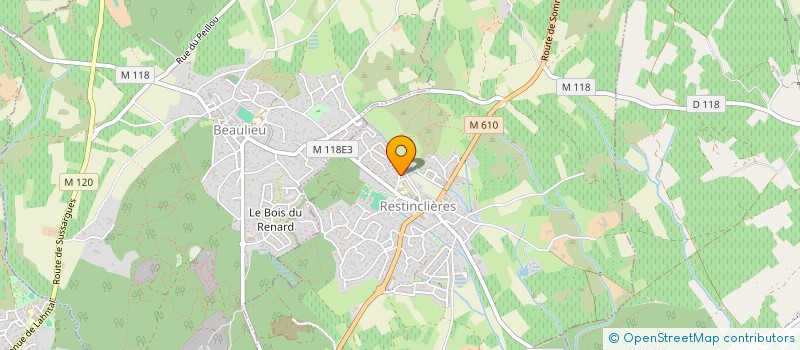 localisation de l'entreprise MADAME ISABELLE FERNANDEZ  RESTINCLIERES