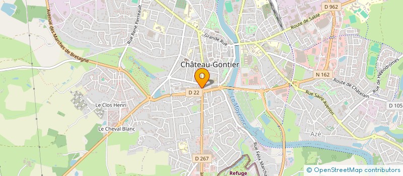 localisation de l'entreprise MADAME ISABELLE FERNANDO à CHATEAU-GONTIER-SUR-MAYENNE