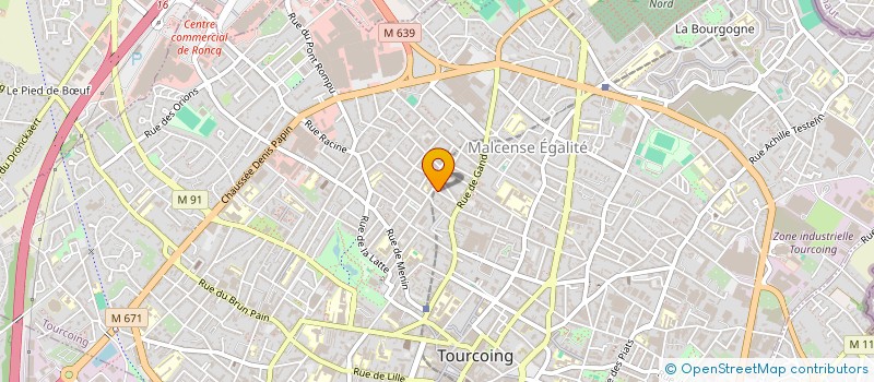 localisation de l'entreprise MADAME ISABELLE FERRANTE  TOURCOING