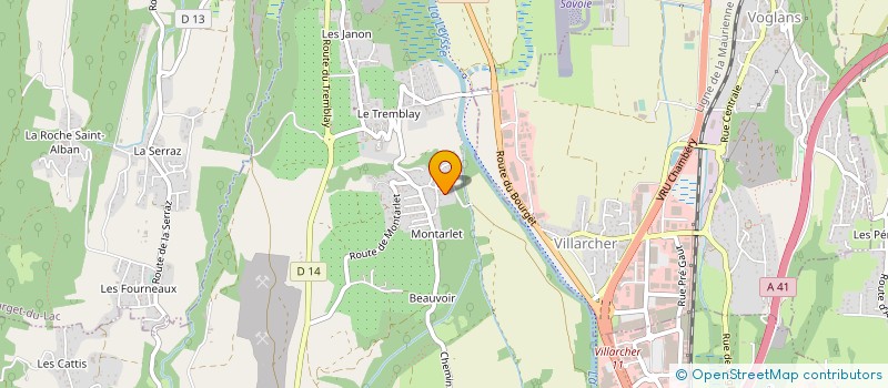 localisation de l'entreprise MADAME ISABELLE FERRARI  BARBERAZ