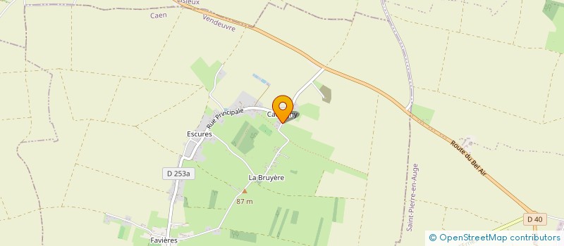 localisation de l'entreprise MADAME ISABELLE FERREIRA  VENDEUVRE