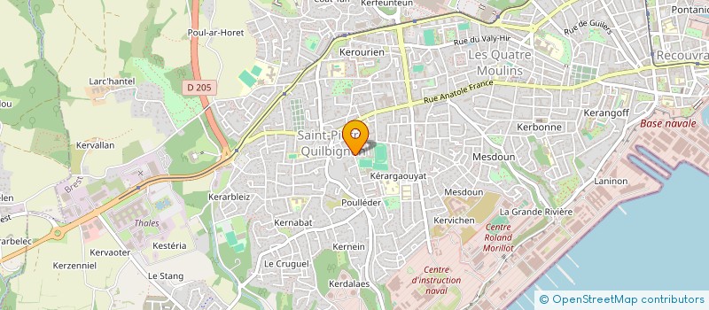 localisation de l'entreprise MADAME ISABELLE FERRINI à BREST