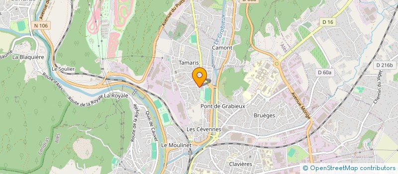 localisation de l'entreprise MADAME ISABELLE FERRY  ALES