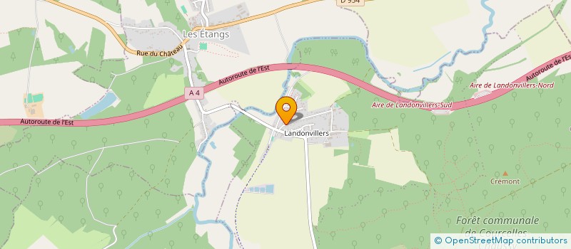 localisation de l'entreprise MADAME ISABELLE FERY  COURCELLES-CHAUSSY