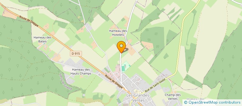 localisation de l'entreprise MADAME ISABELLE FETRE  LES GRANDES-VENTES