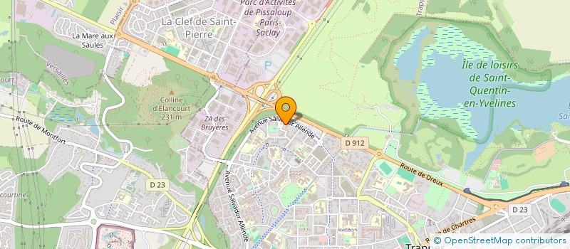 localisation de l'entreprise MADAME ISABELLE FETY  TRAPPES