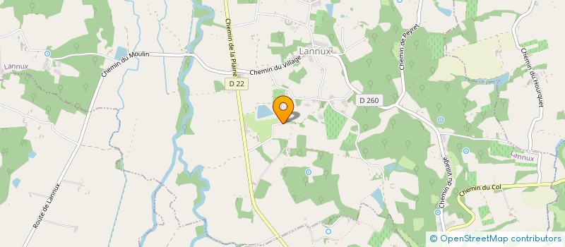 localisation de l'entreprise MADAME ISABELLE FETY  LANNUX