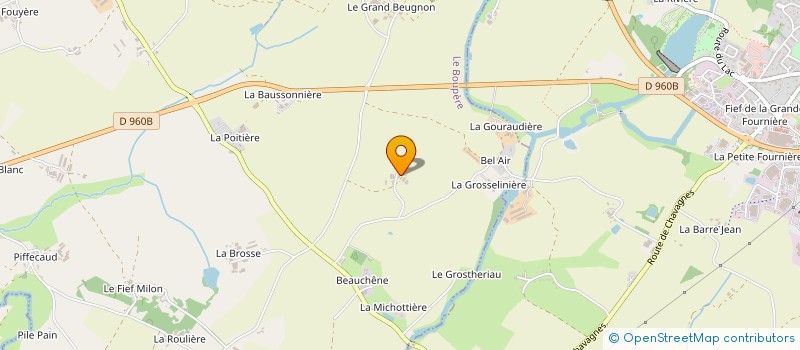 localisation de l'entreprise MADAME ISABELLE FEUFEU  LE BOUPERE