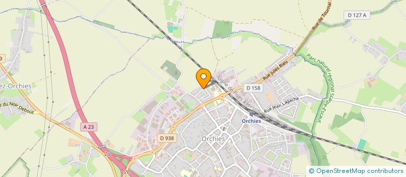 localisation de l'entreprise MADAME ISABELLE FIGUEIREDO  ORCHIES