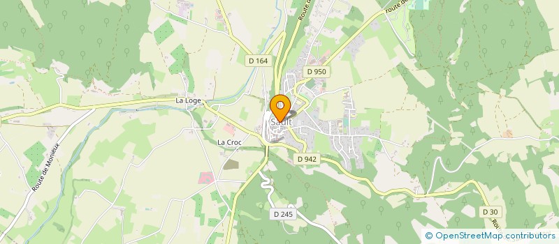 localisation de l'entreprise MADAME ISABELLE FIGUERAS à SAULT