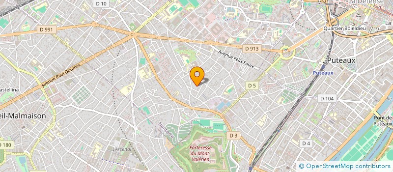 localisation de l'entreprise MADAME ISABELLE FILACHET  NANTERRE