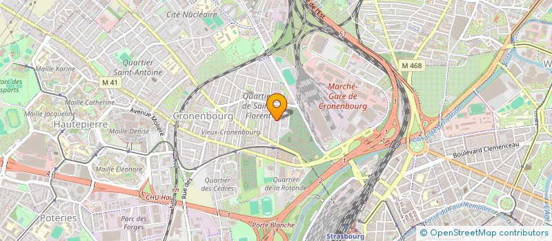 localisation de l'entreprise MADAME ISABELLE FILIN à STRASBOURG