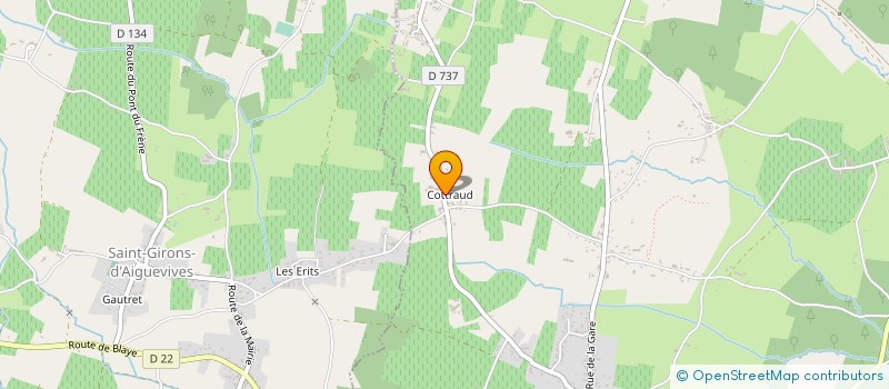 localisation de l'entreprise MADAME ISABELLE FILLATREAU  SAINT-CHRISTOLY-DE-BLAYE