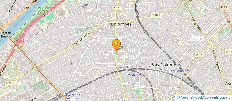 localisation de l'entreprise MADAME ISABELLE FINOT à COLOMBES