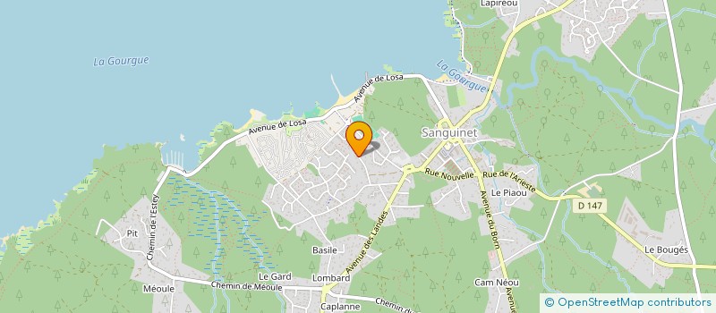 localisation de l'entreprise MADAME ISABELLE FITAU  SANGUINET