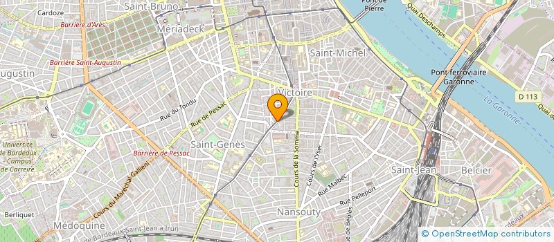 localisation de l'entreprise MADAME ISABELLE FLAHAULT  BORDEAUX