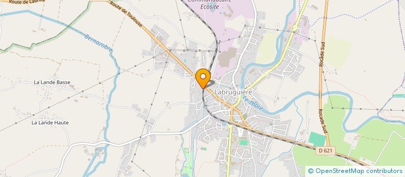 localisation de l'entreprise MADAME ISABELLE FLANDERS  LABRUGUIERE