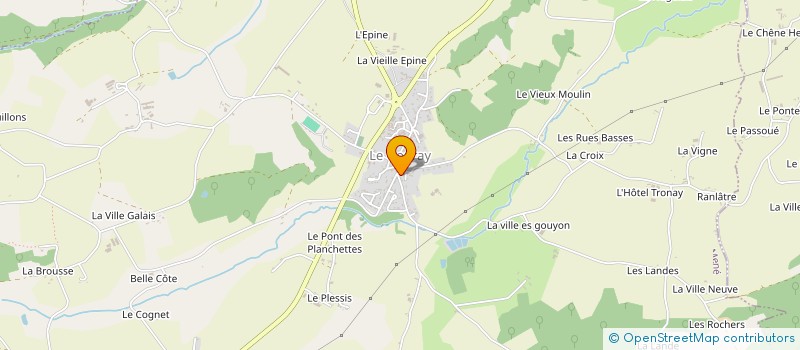 localisation de l'entreprise MADAME ISABELLE FLEURY à LE MENE