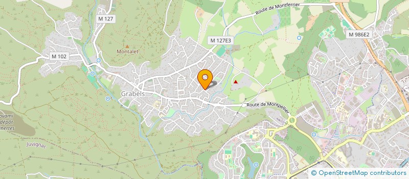 localisation de l'entreprise MADAME ISABELLE FLEURY  GRABELS