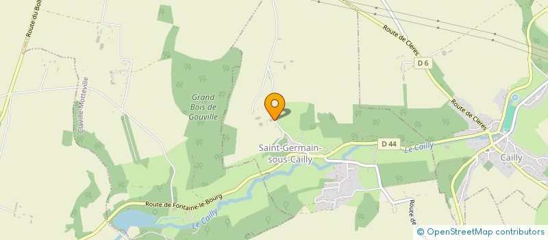 localisation de l'entreprise MADAME ISABELLE FLEUTRY  SAINT-GERMAIN-SOUS-CAILLY