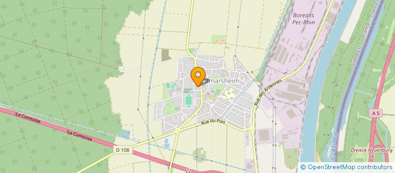 localisation de l'entreprise MADAME ISABELLE FLIGITTER à OTTMARSHEIM