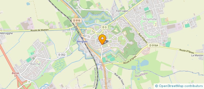 localisation de l'entreprise MADAME ISABELLE FLORACK  BERGUES