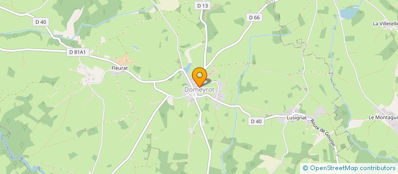 localisation de l'entreprise MADAME ISABELLE FLORAND à DOMEYROT