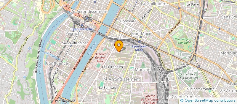 localisation de l'entreprise MADAME ISABELLE FLOS  LYON