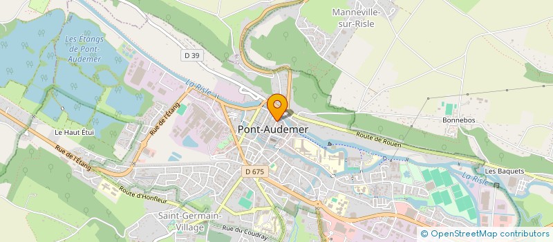 localisation de l'entreprise MADAME ISABELLE FLOURY à PONT-AUDEMER