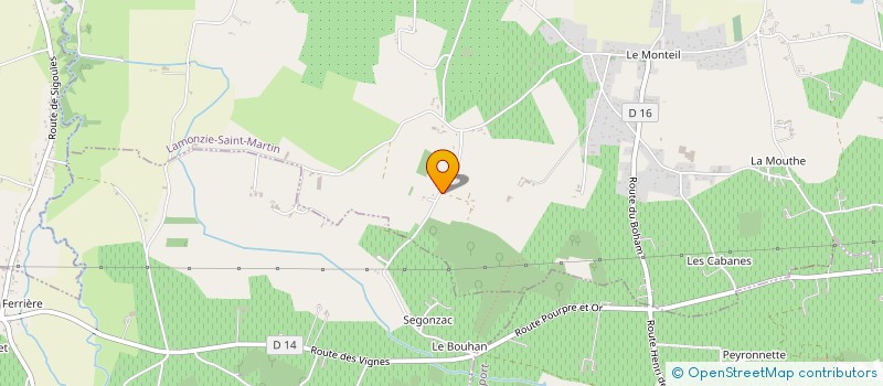 localisation de l'entreprise MADAME ISABELLE FOLIOT  LAMONZIE-SAINT-MARTIN