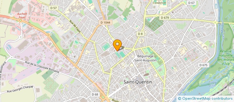 localisation de l'entreprise MADAME ISABELLE FONDRAS à SAINT-QUENTIN