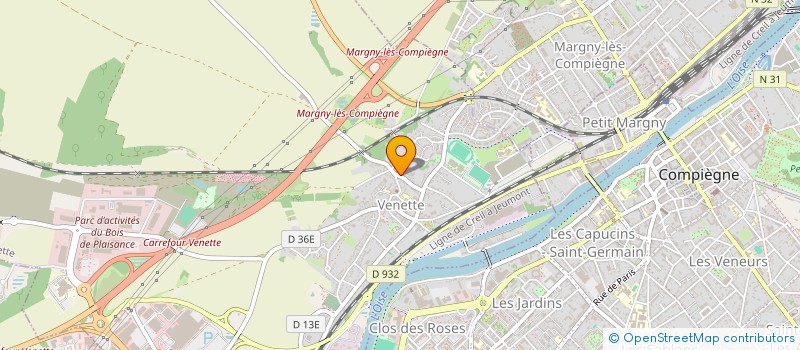 localisation de l'entreprise MADAME ISABELLE FONGUEUSE  VENETTE