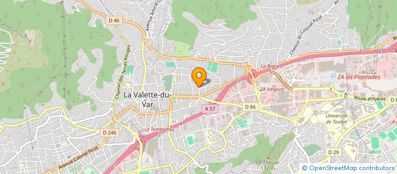 localisation de l'entreprise MADAME ISABELLE FONS à LA VALETTE-DU-VAR