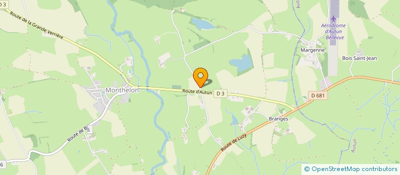 localisation de l'entreprise MADAME ISABELLE FONTAINE  MONTHELON