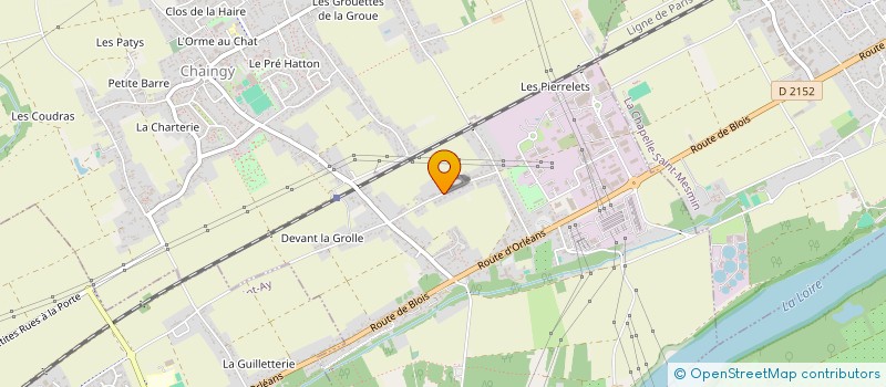 localisation de l'entreprise MADAME ISABELLE FONTAINE  CHAINGY