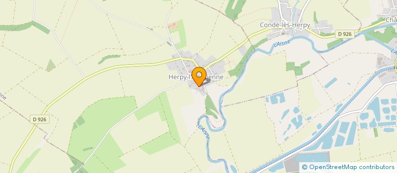 localisation de l'entreprise MADAME ISABELLE FONTAINE  HERPY-L'ARLESIENNE