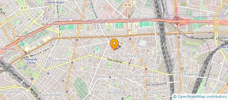 localisation de l'entreprise MADAME ISABELLE FONTAINE  PARIS