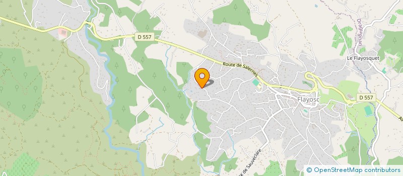 localisation de l'entreprise MADAME ISABELLE FONTAINE  FLAYOSC