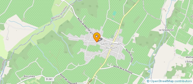 localisation de l'entreprise MADAME ISABELLE FONTAN  SAINT-GERMAIN-DU-PUCH