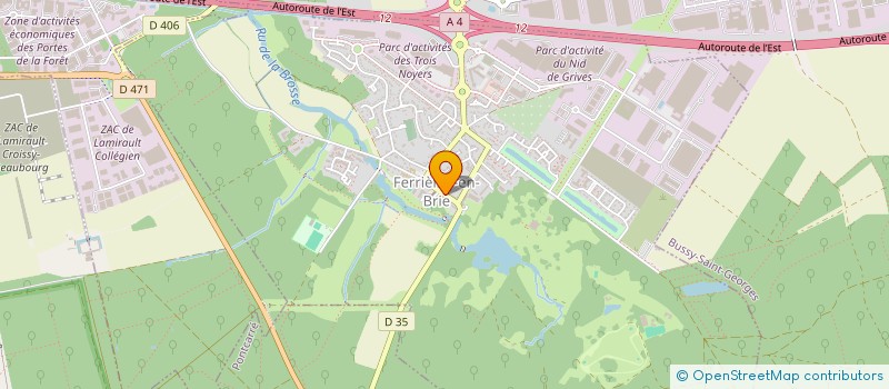 localisation de l'entreprise MADAME ISABELLE FONTANA  SAINT-GERMAIN-SUR-MORIN