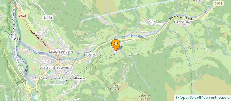 localisation de l'entreprise MADAME ISABELLE FONTAYNE  LUZ-SAINT-SAUVEUR