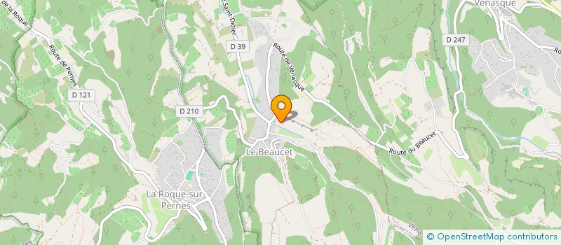 localisation de l'entreprise MADAME ISABELLE FOREST  LE BEAUCET